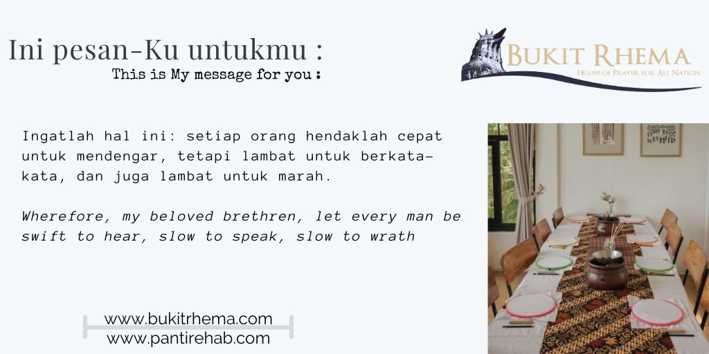 cepat mendengar lambat berkata kata