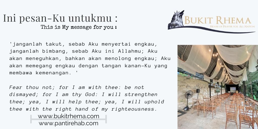 renungan jangan takut