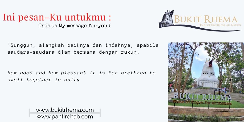 renungan kerukunan keluarga mazmur 133:1