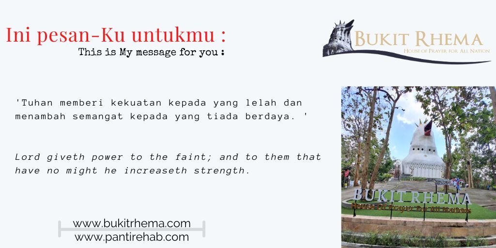 tuhan memberi kekuatan