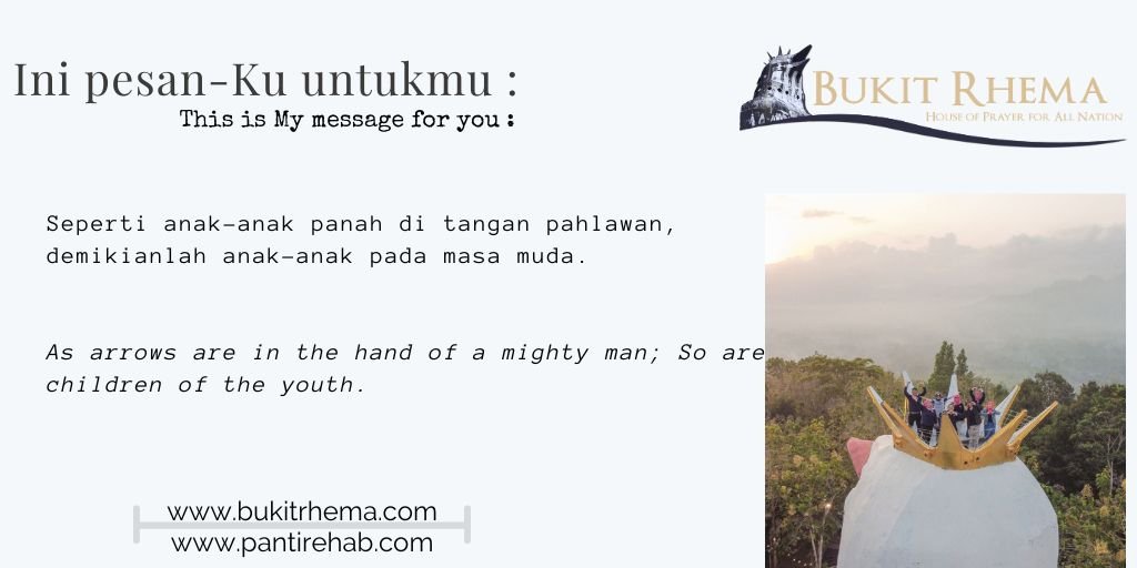 anak anak panah mazmur 127 : 4