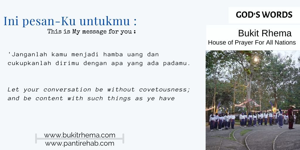 hamba uang cukupkanlah dirimu