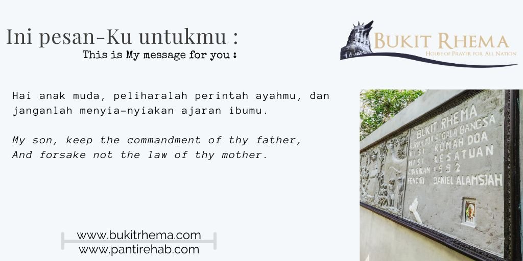 renungan kristen anak muda taat orang tua