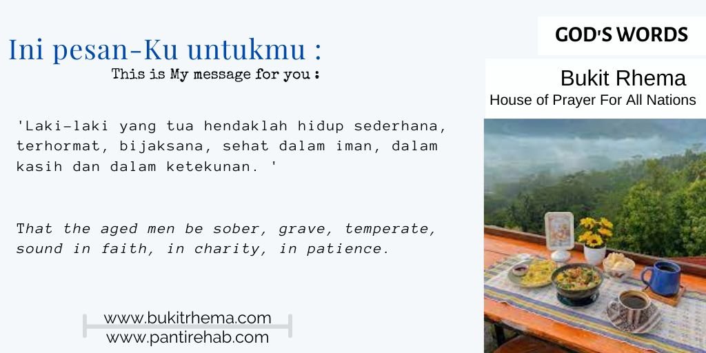 renungan Kristen laki-laki