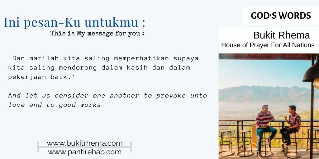 renungan saling mendorong